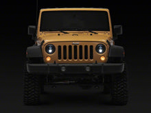 Load image into Gallery viewer, Raxiom 07-18 Jeep Wrangler JK Axial Series DB1 LED Headlights- Black Housing- Clear Lens