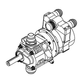 Peterson Fluid Systems R4 1-Stage Oil Pump - Left Side Mount - Rear Drive w/ Vac
