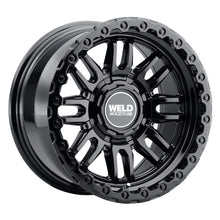 Load image into Gallery viewer, Weld Off-Road Swift 17x9in - 8x165.1 BP - ET-12 - 125.1mm CB - Gloss Black Wheel &amp; Ring
