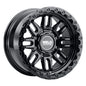 Weld Off-Road Swift 17x9in - 8x180 BP - ET-12 - 124.3mm CB - Gloss Black Wheel & Ring