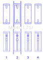 King Engine Bearings GM 231 (3800) V6 (Size STD) Main Bearing Set