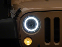 Load image into Gallery viewer, Raxiom 07-18 Jeep Wrangler JK 7-Inch V2 Dragon Eye LED Headlights- Black Housing- Clear Lens