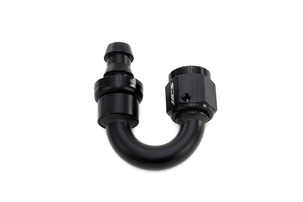 HPS Performance -4 180 Degree Push-On Aluminum Hose End