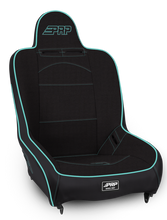 Load image into Gallery viewer, PRP Premier High Back Suspension Seat- Black/Teal Tweed