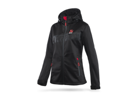 Akrapovic Womens Corpo Softshell Jacket Black - M