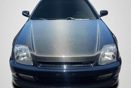 1997-2001 Honda Prelude Carbon Creations OEM Look Hood - 1 Piece