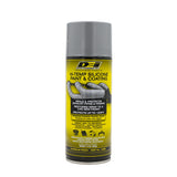 One can of high-temp silicone coating in aluminum.