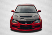 Load image into Gallery viewer, 2003-2006 Mitsubishi Lancer Evolution 8 9 Carbon Creations C-1 Hood - 1 Piece