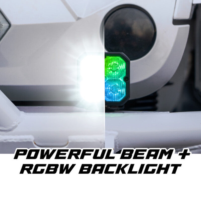 XKGlow RGBW Addressable Cube Light - Fog Beam