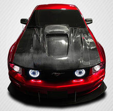 Load image into Gallery viewer, 2005-2009 Ford Mustang Carbon Creations Spyder3 Hood - 1 Piece