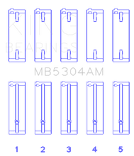 Load image into Gallery viewer, King Kia/Mazda DOHC 16 Valve/SOHC 16 Valve/SOHC 8 Valve (Size +0.25) Main Bearing Set