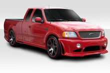 Load image into Gallery viewer, 1997-2003 Ford F-150 2DR Duraflex Stepside Extended Cab Platinum Body Kit - 4 Piece - Includes Platinum Front Bumper Cover (101822) Platinum Side Skirts Rocker Panels (105690) Platinum Rear Bumper Cover (105691)
