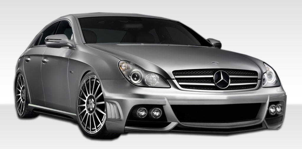 2006-2011 Mercedes CLS Class C219 W219 Duraflex W-1 Body Kit - 4 Piece - Includes W-1 Front Bumper Cover (107130) W-1 Side Skirts Rocker Panels (107131) W-1 Rear Bumper Cover (107132)