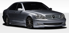 2000-2002 Mercedes S Class W220 Duraflex W-2 Body Kit (long wheelbase) - 4 Piece - Includes W-2 Front Bumper Cover (107719) W-2 Side Skirts Rocker Panels (107720) W-2 Rear Bumper Cover (107721)