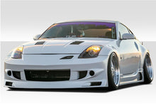 Load image into Gallery viewer, 2003-2008 Nissan 350Z Z33 Duraflex J-Spec Body Kit - 4 Piece - Includes J-Spec Front Bumper Cover (107829) J-Spec Side Skirts Rocker Panels (107830) J-Spec Rear Lip Under Spoiler Air Dam (107831)