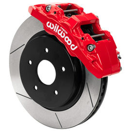 Wilwood 13-18 Dodge Ram 1500 Aero6 DM Front Brake Kit w/ Lines - Red