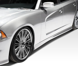 2011-2023 Dodge Charger Duraflex SRT Look Side Skirts Rocker Panels - 2 Piece