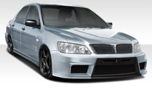 Load image into Gallery viewer, 2002-2003 Mitsubishi Lancer Duraflex Evo X Look Body Kit - 4 Piece - Includes Evo X Look Front Bumper Cover (108197) Walker Side Skirts Rocker Panels (100372) Evo X Rear Bumper Cover (108198)