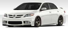 Load image into Gallery viewer, 2011-2013 Toyota Corolla Duraflex W-1 Body Kit - 4 Piece - Includes W-1 Front Bumper Cover (108398) W-1 Side Skirts Rocker Panels (108399) W-1 Rear Bumper Cover (108400)