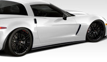 Load image into Gallery viewer, 2005-2013 Chevrolet Corvette C6 Duraflex GT500 Side Skirt Splitters - 2 Piece