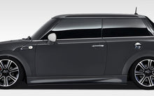 Load image into Gallery viewer, 2007-2013 Mini Cooper Hatchback R56 2009-2015 Cooper convertible R57 2012-2015 Cooper Coupe / Roadster R58 R59 Duraflex DL-R Side Skirts Rocker Panels - 2 Piece