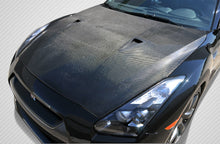 Load image into Gallery viewer, 2009-2016 Nissan GT-R R35 Carbon Creations OEM Look Hood - 1 Piece