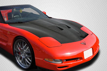 Load image into Gallery viewer, 1997-2004 Chevrolet Corvette C5 Carbon Creations GT Concept Hood - 1 Piece