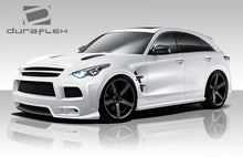 Load image into Gallery viewer, 2009-2011 Infiniti FX35 FX50 QX70 Duraflex CT-R Body Kit - 7 Piece - Includes CT-R Front Bumper Cover (108986) CT-R Side Skirt Rocker Panels (108987) CT-R Rear Bumper Cover (108988) CT-R Fenders (108989) CT-R Hood (108990)