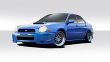 Load image into Gallery viewer, 2002-2003 Subaru Impreza WRX STI 4DR Duraflex STI Look Body Kit - 4 Piece - Includes STI Look Front Bumper Cover (109047) C-Speed Rear Lip Under Spoiler Air Dam (100390) STI Look Side Skirts Rocker Panels (103187)