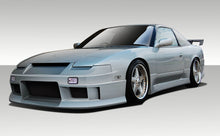 Load image into Gallery viewer, 1989-1994 Nissan 240SX S13 2DR Duraflex Vector Body Kit - 4 Piece - Includes Vector Front Bumper Cover (109069) Vector Side Skirt Rocker Panels (109070) V-Speed Rear Bumper Cover (100853)