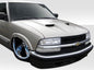1994-2004 Chevrolet S-10 / 1995-2005 Chevrolet Blazer / 1996-2001 Oldsmobile Bravada Duraflex CVX Hood - 1 Piece