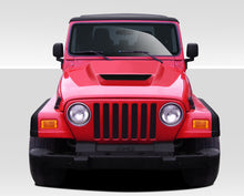 Load image into Gallery viewer, 1997-2006 Jeep Wrangler Duraflex CVX Hood (non highline fenders) - 1 Piece