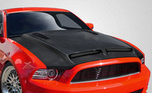Load image into Gallery viewer, 2013-2014 Ford Mustang / 2010-2014 Mustang GT500 Carbon Creations GT500 Hood - I Piece