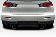 Load image into Gallery viewer, 2008-2017 Mitsubishi Lancer Duraflex Evo X V2 Rear Bumper Cover - 1 Piece