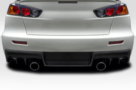2008-2017 Mitsubishi Lancer Duraflex Evo X V2 Rear Bumper Cover - 1 Piece
