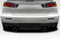 2008-2017 Mitsubishi Lancer Duraflex Evo X V2 Rear Bumper Cover - 1 Piece