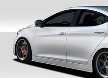 Load image into Gallery viewer, 2011-2015 Hyundai Elantra Duraflex Racer Side Skirt Rocker Panels - 2 Piece