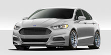 Load image into Gallery viewer, 2013-2016 Ford Fusion Duraflex Racer Body Kit - 4 Piece - Includes Racer Front Lip Under Spoiler Air Dam (109333) Racer Rear Lip Under Spoiler Air Dam (109334) Racer Side Skirt Rocker Panels (109335)