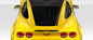 2005-2013 Chevrolet Corvette C6 Duraflex Stingray Look Roof Window Rail Halo Kit - 3 Piece - Includes Stingray Look Window Rails (109342) Stingray Look Halo (109343)