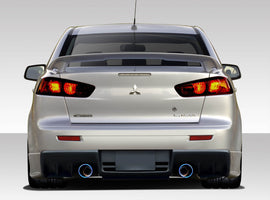 2008-2017 Mitsubishi Lancer Duraflex Evo X V3 Rear Bumper Cover - 1 Piece