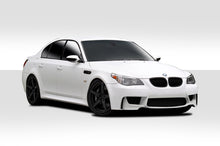 Load image into Gallery viewer, 2004-2010 BMW 5 Series 4DR E60 Duraflex 1M Look Body Kit - 4 Piece - Includes 1M Look Front Bumper Cover (109300) M5 Look Side Skirt Rocker Panels (104422) M5 Look Rear Bumper Cover (104421)