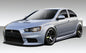 2008-2017 Mitsubishi Lancer Duraflex Evo X V3 Body Kit - 6 Piece - Includes Evo X V3 Front Bumper Cover (109413) Evo X V3 Side Skirt Rocker Panels (109414) Evo X V3 Rear Bumper Cover (109415) Evo X V3 Fenders (109416)