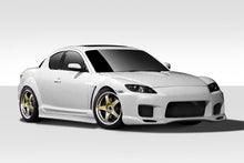 Load image into Gallery viewer, 2004-2008 Mazda RX-8 Duraflex Type F Body Kit - 4 Piece - Includes Type F Front Bumper Cover (109484) Type F Side Skirt Rocker Panels (109485) K-1 Rear Bumper Cover (109488)