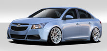 Load image into Gallery viewer, 2011-2015 Chevrolet Cruze Duraflex GT Racing Body Kit - 4 Piece - Includes GT Racing Front Bumper Cover (109502) GT Racing Side Skirt Rocker Panels (109503) GT Racing Rear Bumper Cover (109504)