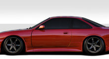 Load image into Gallery viewer, 1995-1998 Nissan 240SX S14 Duraflex V-Speed Wide Body Side Skirt Rocker Panels (+35mm) - 2 Piece