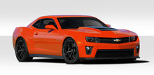 Load image into Gallery viewer, 2010-2013 Chevrolet Camaro Duraflex ZL1 Look Body Kit - 5 Piece - Includes ZL1 Look Front Bumper Cover (108184) ZL1 Look Side Skirt Rocker Panels (109022) ZL1 Look Rear Bumper Cover (109021) ZL1 Look Hood (108185)