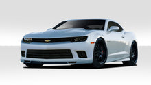 Load image into Gallery viewer, 2014-2015 Chevrolet Camaro V8 Duraflex Racer Body Kit - 4 Piece - Includes Racer Front Lip Under Air Dam Spoiler (109696) Racer Side Skirt Rocker Panels (105983) Racer Rear Lip Under Air Dam Spoiler (109649)