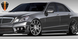 2010-2016 Mercedes E Class W212 Eros Version 1 Side Skirts Rocker Panels - 2 Piece