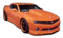 Load image into Gallery viewer, 2010-2013 Chevrolet Camaro V6 Duraflex Racer Body Kit - 4 Piece - Includes Racer Front Lip Under Spoiler Air Dam (105981) Racer Side Skirts Rocker Panels (105983) Racer Rear Lip Under Spoiler Air Dam (105984)