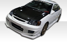 Load image into Gallery viewer, 2001-2003 Honda Civic 4DR Duraflex Bomber Body Kit - 4 Piece - Includes Bomber Front Bumper Cover (100249) R34 Rear Bumper Cover (100245) R34 Side Skirts Rocker Panels (100246)